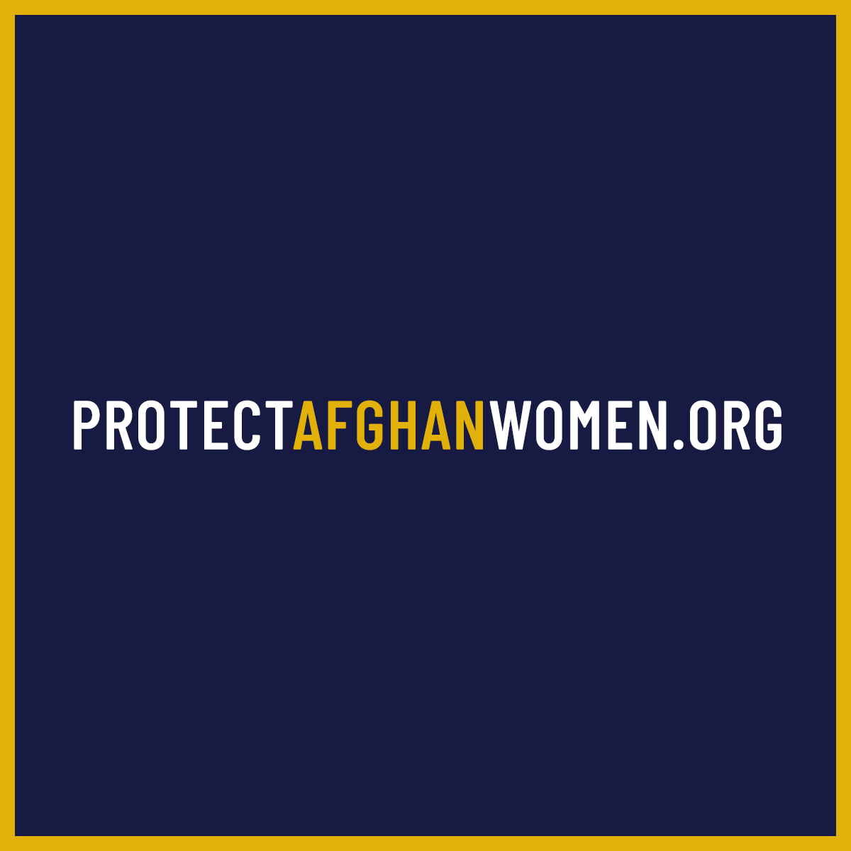 Protect Afghan Women Website